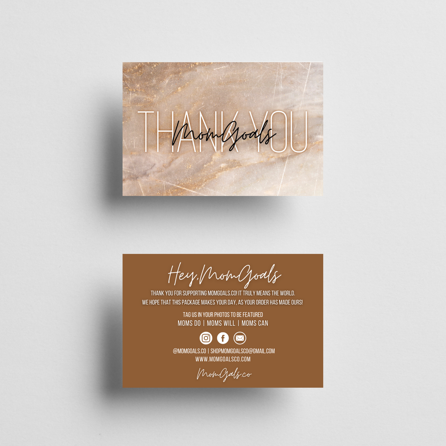 Thank You Card Design + Print