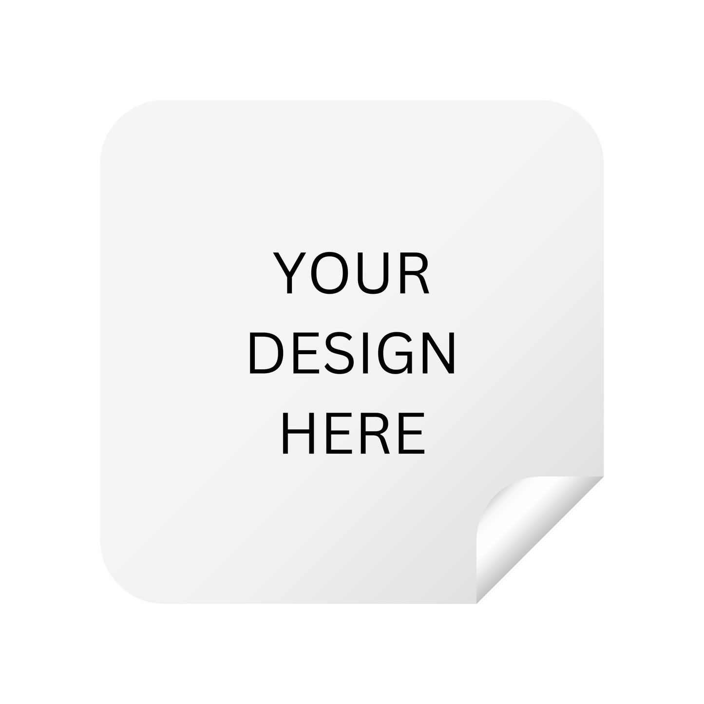 Round Corner Stickers