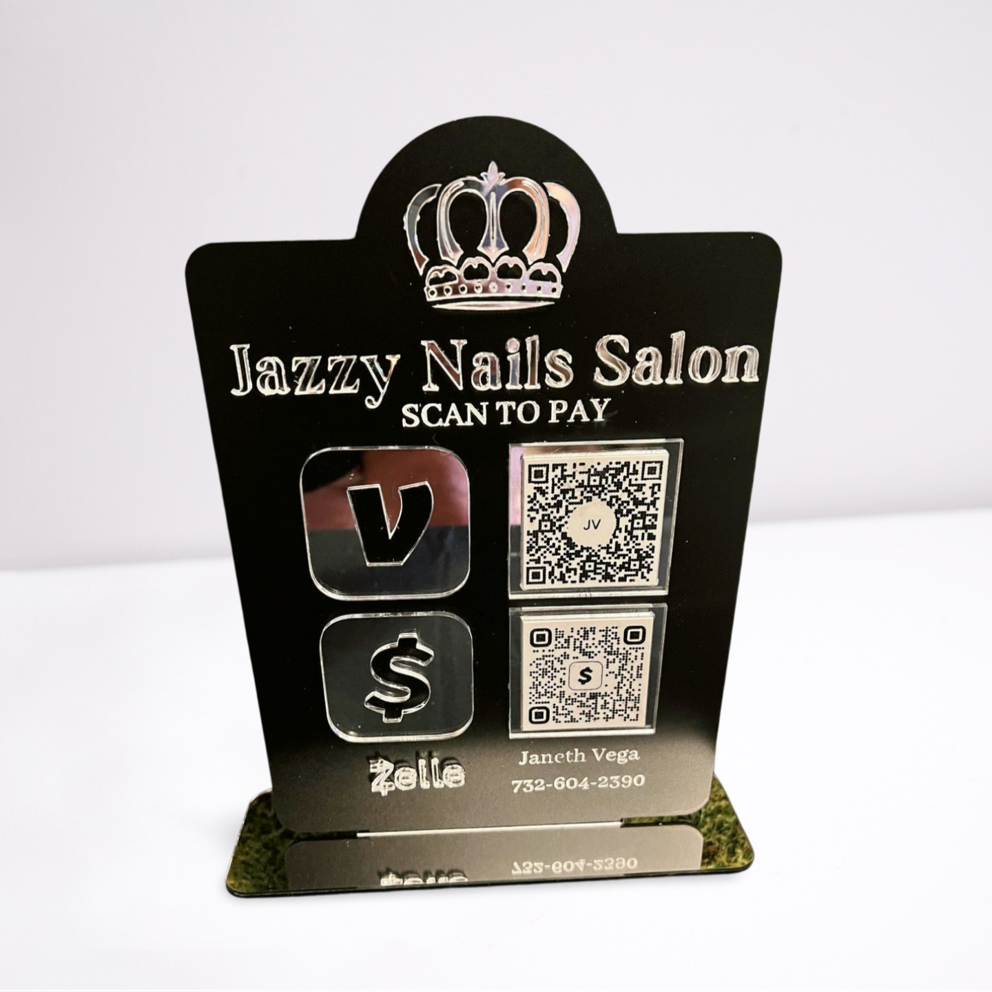 Acrylic Social Media Sign - 1 Panel