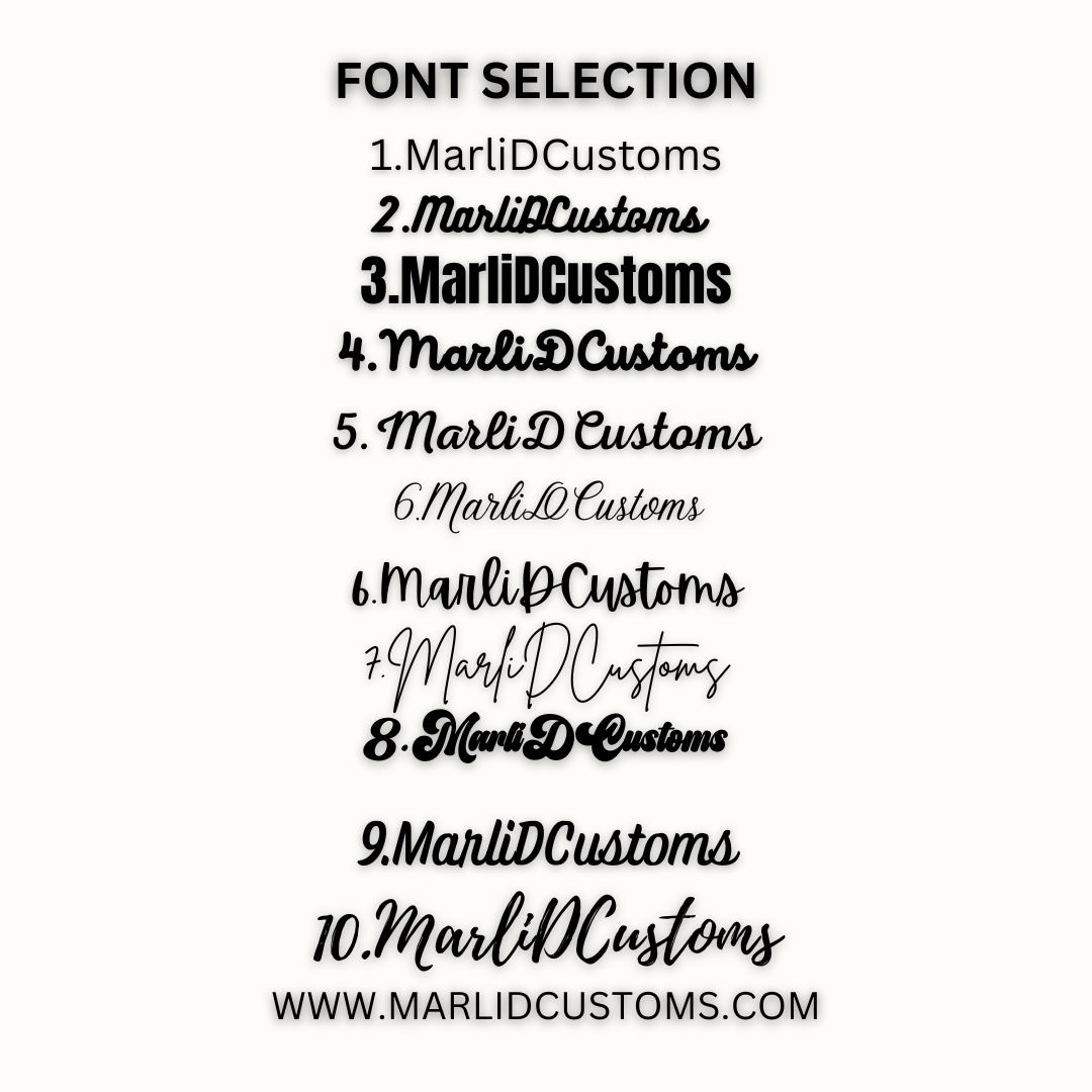 Acrylic Username - Water Mark