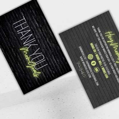 Thank You Card Design + Print