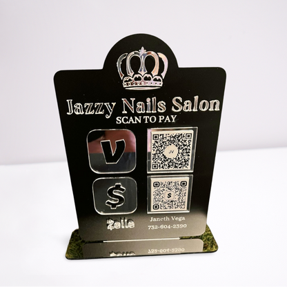 Acrylic Social Media Sign - 1 Panel